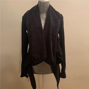 Lululemon black wrap sweater. Super cozy!!
